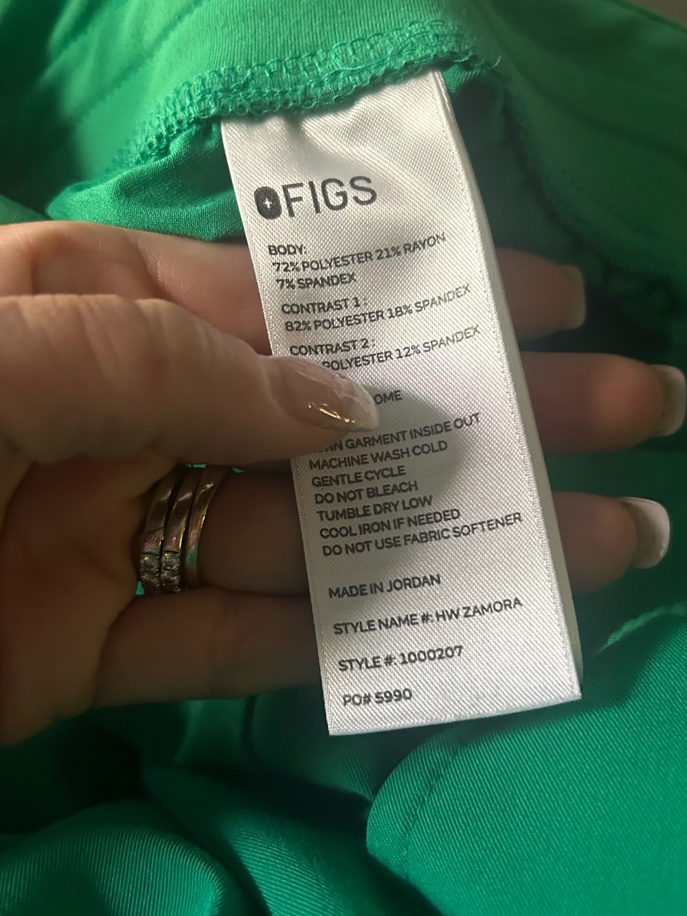 FIGS SET Rafaela & Zamora Jogger Technical Scrub Set Emerald Green 😇🩺 - Picture 9 of 11